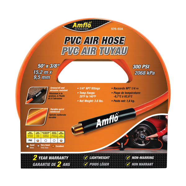 Amflo HOSE AIR 3/8""X50' ORANGE 576-50A